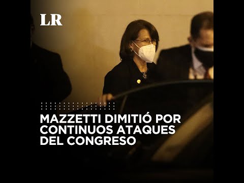 Pilar Mazzetti dimitió por continuos ataques del Congreso