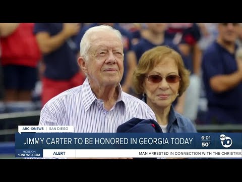 Jimmy Carter honored in Georgia