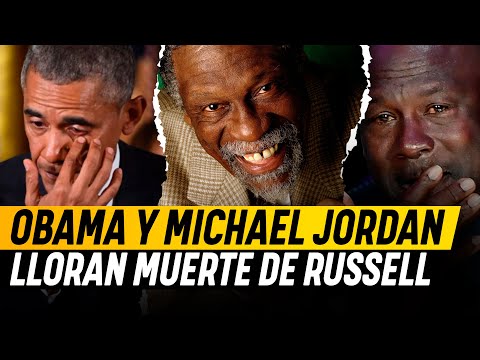 Obama, Michael Jordan, Billie Jean King: EEUU LLORA la MUERTE la leyenda Bill Russell