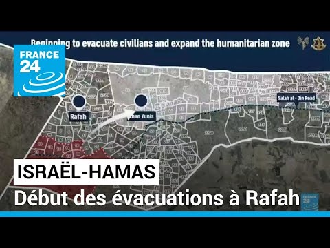 Opération de l'armée israélienne : début des évacuations à Rafah • FRANCE 24