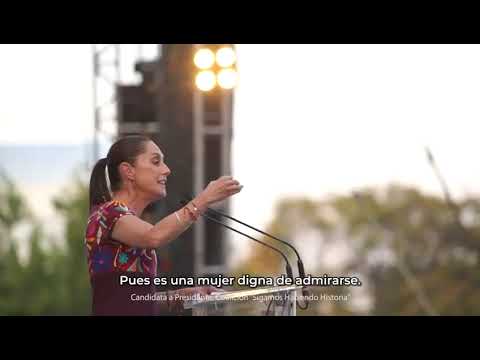 Claudia Sheinbaum Pardo honestidad, resultados y amor al pueblo. #SigamosHaciendoHistoria