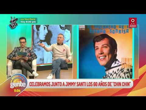 Jimmy Santi estuvo en #ArribaMiGente para celebrar juntos  los 60 años de “Chin chin”