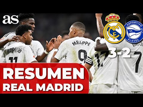 RESUMEN y GOLES del REAL MADRID 3 VS ALAVÉS 2 | NARRACIÓN CARRUSEL | LALIGA