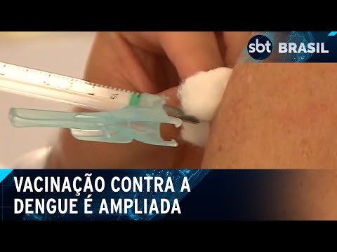 Ministério da Saúde amplia público-alvo da vacinação contra a dengue | SBT Brasil (18/04/24)