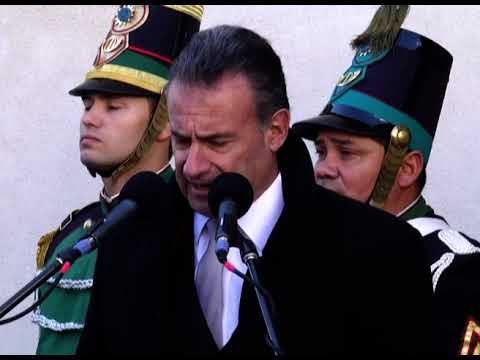 Salinas dio el discurso por el aniversario de la Jura de la Constitución
