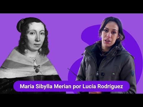 María Sibylla Merian, naturalista, retratada por Lucía Rodríguez | Científicas a pie de calle