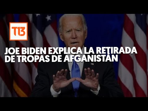 EN VIVO | Joe Biden explica determinación de retirar tropas de Afganistán