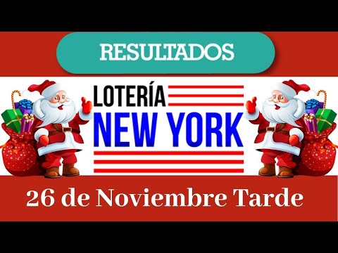Lotería New York Tarde Resultados de hoy 26 de Noviembre