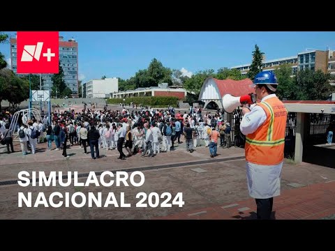 Así se vivió el Simulacro Nacional 2024