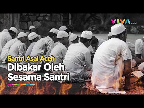 TRAGIS! Santri Dibakar di Pesantren Oleh Teman Sendiri