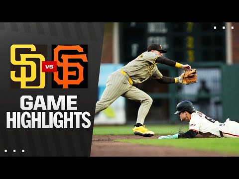 Padres vs. Giants Game Highlights (8/11/25) | MLB Highlights