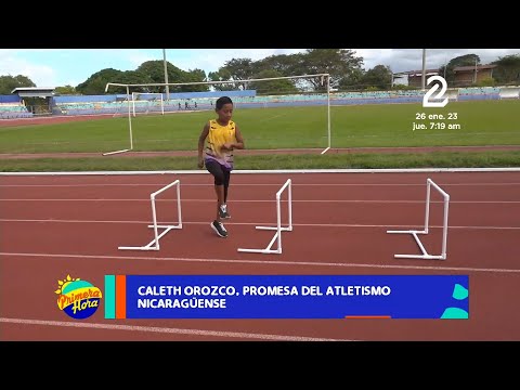 Caleth Orozco, una promesa naciente del atletismo nicaragüense