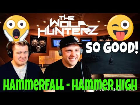 Hammerfall - Hammer High (Official Video) | THE WOLF HUNTERZ Jon and Travis Reaction