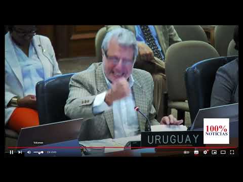 La mejor intervención de hoy en la OEA fue la Uruguay su embajador fue directo y sin ambigüedades