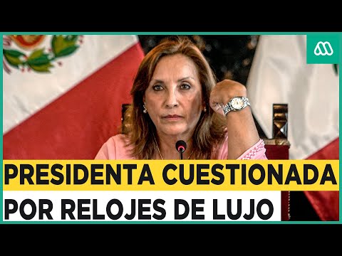 “Me los había prestado”: Presidenta de Perú niega poseer relojes de lujo
