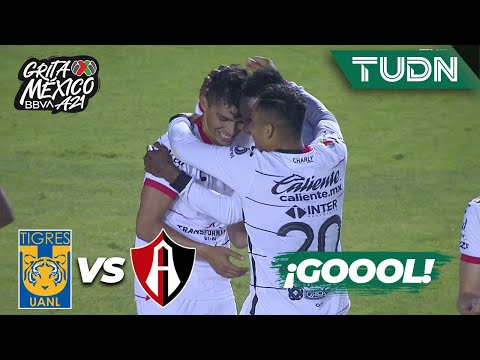 ¡QUÉ GOLAZO! Barbosa empata con riflazo | Tigres 1-1 Atlas | Grita México BBVA AP2021 J7 | TUDN