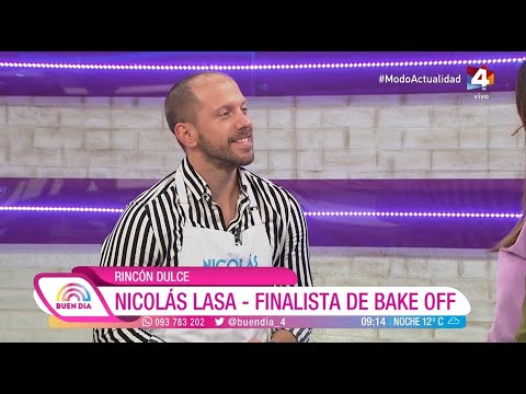 Buen Día - Rincón Dulce: Nicolás Lasa, finalista de Bake Off