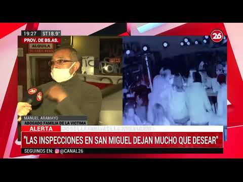Explosión y muerte en San Miguel: la palabra del abogado de la familia de la víctima