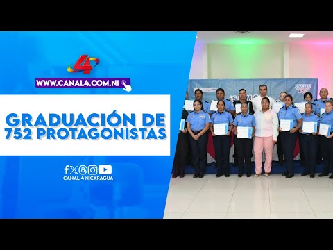 INATEC y Policía Nacional celebran graduación de 752 protagonistas del Programa Angelita Morales