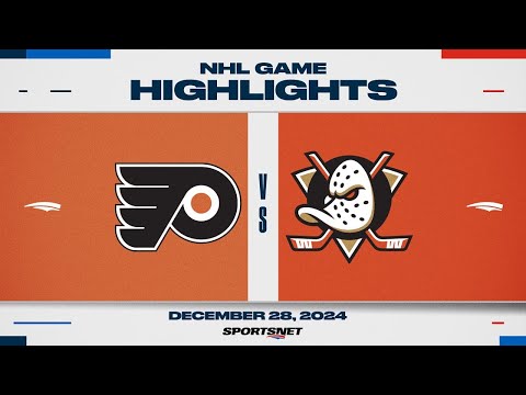 NHL Highlights | Flyers vs. Ducks - December 28, 2024