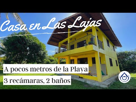 Casa de 3 recámaras a pocos metros de Playa Las Lajas, San Félix, Chiriquí. 6981.5000