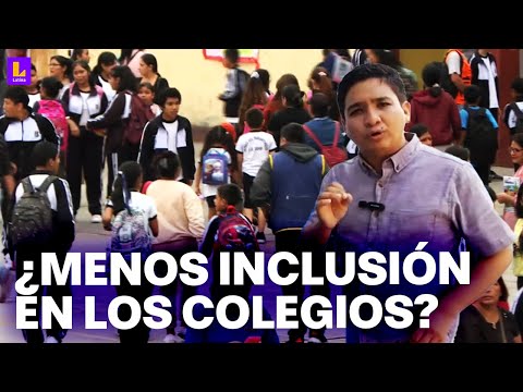 Un gran reto en los colegios públicos del Perú: Retrocede la inclusión en instituciones educativas