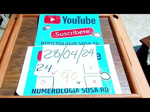 Numerología Sosa RD:28/04/24 Para Todas las Loterías 90v ( Video Oficial) #youtubeshorts