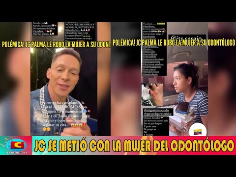 Jc Palma se le rob0 la mujer a su Odontólogo