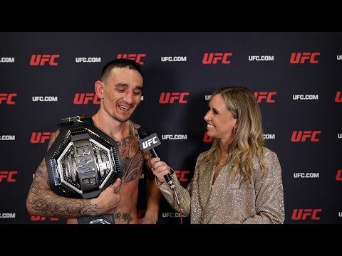 Max Holloway UFC 300 Backstage Interview