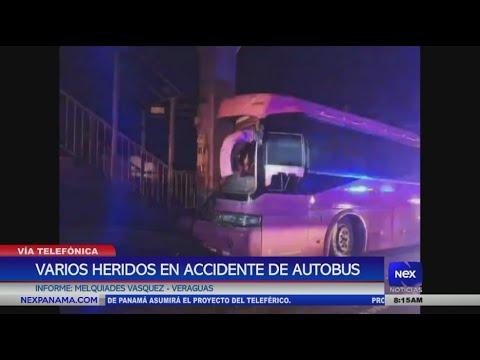 Varios herido dejo? accidente con migrantes en Veraguas