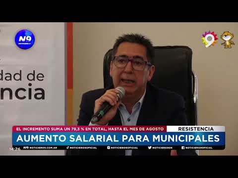 AUMENTO SALARIAL PARA MUNICIPALES - NOTICIERO 9