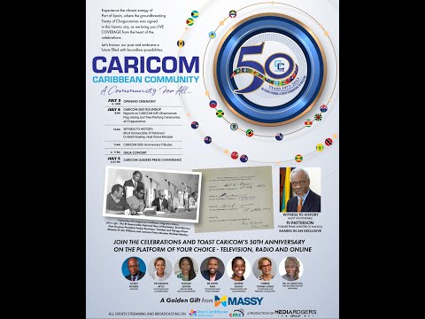 CARICOM's 50th Anniversary Multimedia Series || Opening Ceremony - June 3, 2023