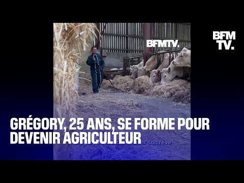 Malgré la crise agricole, Grégory, 25 ans se forme pour devenir agriculteur
