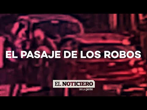 EL PASAJE DE LOS ROBOS: lo bajaron del auto, pero no se lo pudieron llevar - El Noti de la Gente