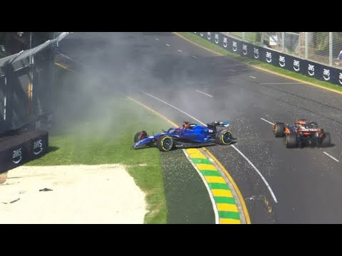 What Happened with Alex albon // Alexander albon crash formula 1 // alex albon // ari green