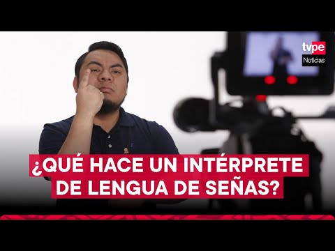 La labor de los intérpretes de lengua de señas