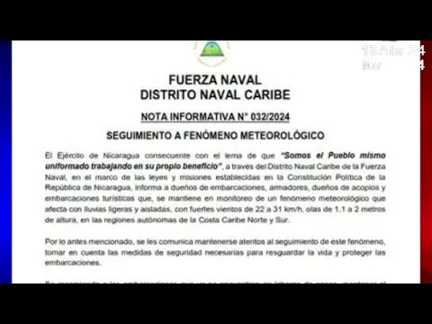 Fuerza Naval realiza seguimiento a fenómeno meteorológico en las costas del país