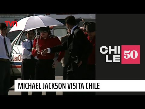Michael Jackson visita Chile