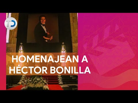 Rinden homenaje en memoria de Héctor Bonilla en Bellas Artes