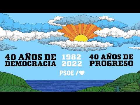 El secretario general del PSOE inaugura exposición '40 años de democracia,40 años de progreso'