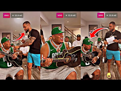 VIDEO COMPLETO: BULIN 47 SORPRENDE A DJ ADONI CON LA GUITARRA  BACHATA DE ROMEO SANTOS Y MÁS…