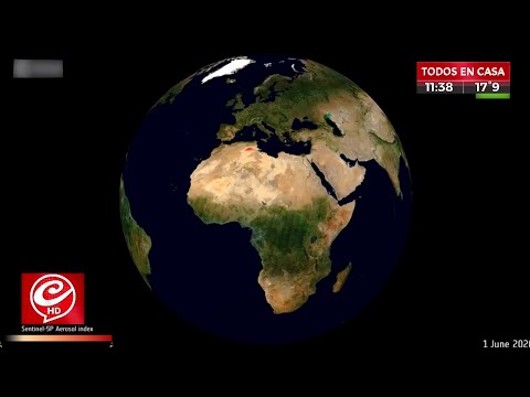 Se expande por el mundo una nube de polvo del Sahara