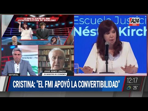 Cristina Fernández: Es necesario revisar el acuerdo con el FMI