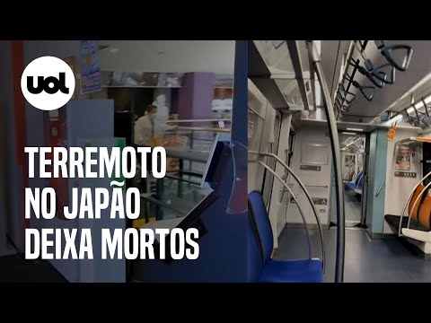 Terremoto no Japão: vídeos mostram tremor em metrô e salão de jogos