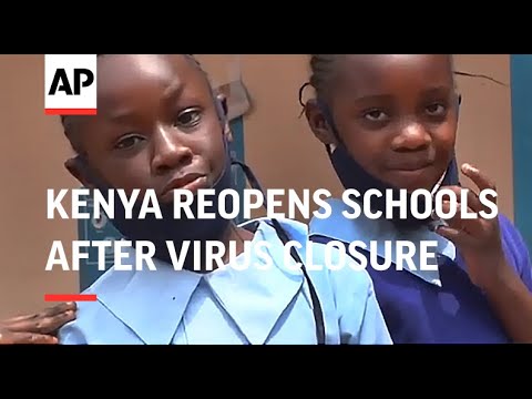 Schools reopen in Kenya after virus closure