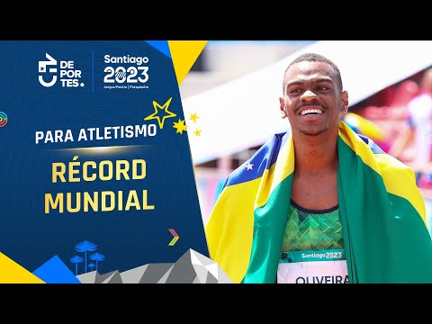 ¡RÉCORD DEL MUNDO! Samuel Oliveira hizo historia en 400m T20 - Santiago 2023