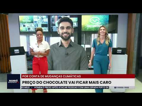 Conexão Terraviva/BandNews: Preço do chocolate vai ficar mais caro com João Caires