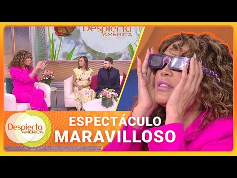 Karla Martínez y más famosos recuerdan el eclipse de 1991 | Despierta América | Hoy | 8 de abril