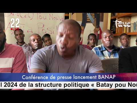 Lancement officiel ce jeudi 25 avril 2024 de la structure politique « Batay pou Nouvèl Ayiti a Posib