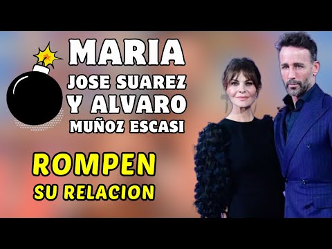 RUPTURA BOMBA María José Suárez CONFIRMA su RUPTURA con ÁLVARO MUÑOZ ESCASSI